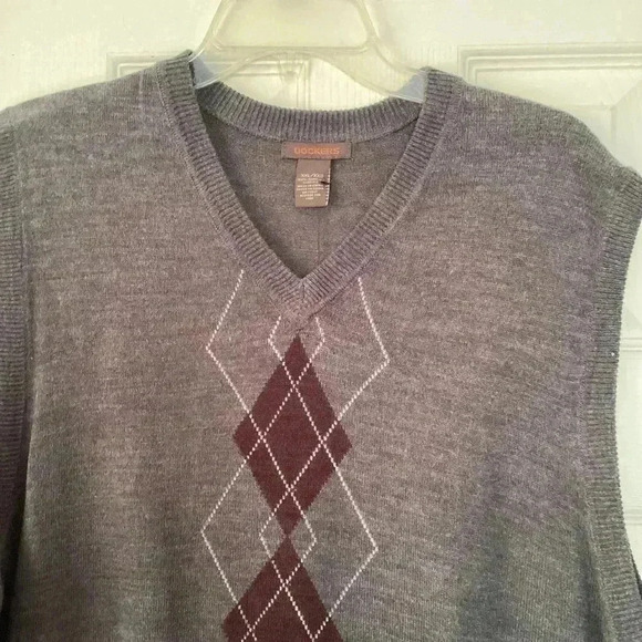 NWT Dockers Men's Comfort Touch Argyle Pattern Vest EXTRA soft Size XXL/ XXG - Picture 2 of 5